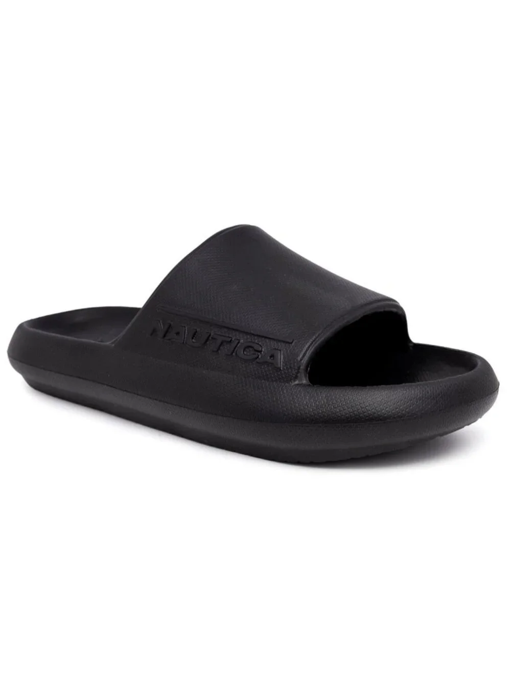 Nautica Men's Dacio Open Toe Pool Slides Black Size 10 M